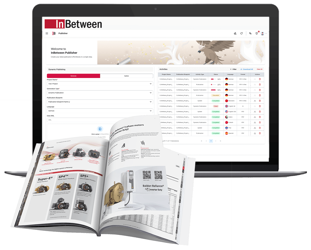 database-publishing-softwareGrafik Laptop Screenshot inBetween